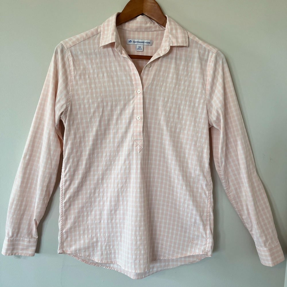 Southern Tide Women’s Pink Dogwood Hadley Popover